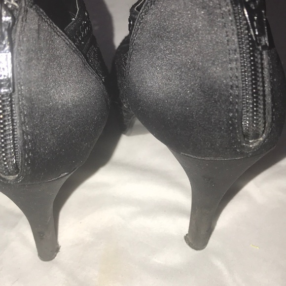 Very Cherry Black Lace and Rhinestone Heels - Picture 6 of 8